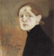 Helene Schjerfbeck Self-Portrait oil on canvas